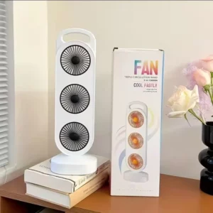 مروحة محمولة صغيرة ثلاثية